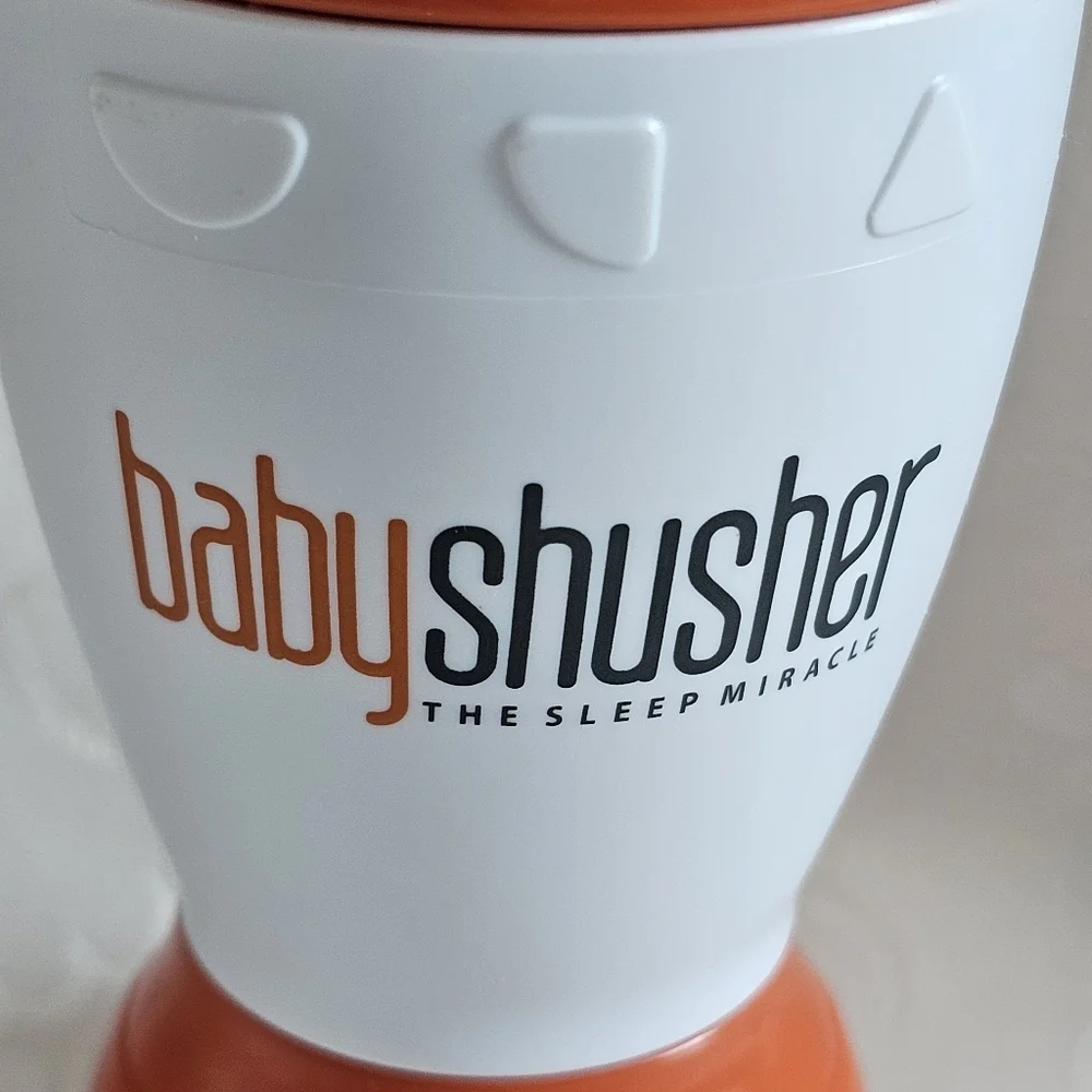 Baby Shusher Portable Sound Machine, Orange/White, Sleep Miracle, OS